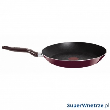 Patelnia 24 cm TEFAL Boost bordowa