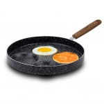 Patelnia granitowa NATURE do smażenia jajek naleśników pancakes na jajka 26 cm