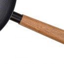 Patelnia wok kantoński stalowy chiński głęboki 32 cm