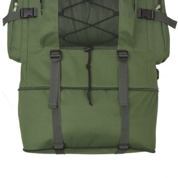 Plecak XXL w wojskowym stylu, 100 L, zielony