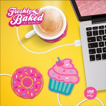 Podgrzewacz kubka na USB Cupcake Mustard muffinka