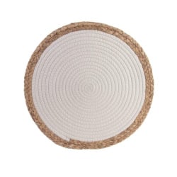 Podkładka pod talerz seagrass biała 38cm