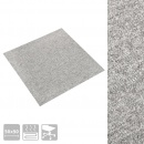 Podłogowe płytki dywanowe, 20 szt., 5 m², 50x50 cm, jasnoszare
