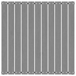 Podnóżek ogrodowy z poduszką, szary, lite drewno sosnowe