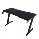 Podświetlane biurko gamingowe czarne   akcesoria (1)