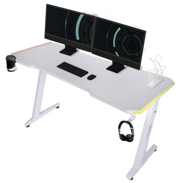 Podświetlane biurko gamingowe LED (4)