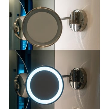 Podświetlane lusterko kosmetyczne do makijażu led - yoka