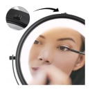 Lusterko łazienkowe LED do makijażu