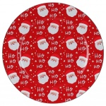 Podtalerz świąteczny dekoracyjny / podkładka pod talerz czerwona mikołaj 33 cm