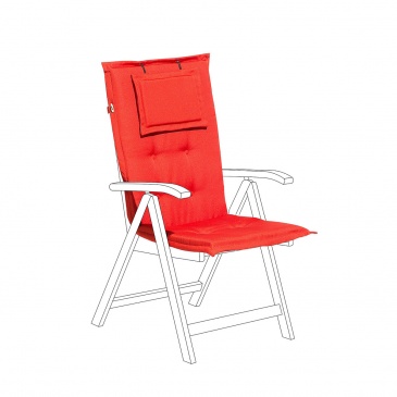 Poducha na krzesło TOSCANA jasnoczerwona