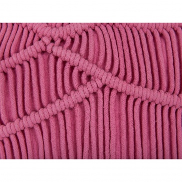 Poduszka dekoracyjna bawełniana różowa 30 x 50 cm KIRIS