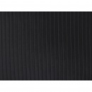 Poduszka dekoracyjna prążkowana 45 x 45 cm czarna GUDARI