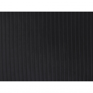 Poduszka dekoracyjna prążkowana 45 x 45 cm czarna GUDARI