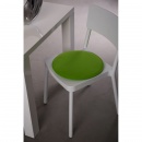Poduszka na krzesło okrągła zielona_jasn