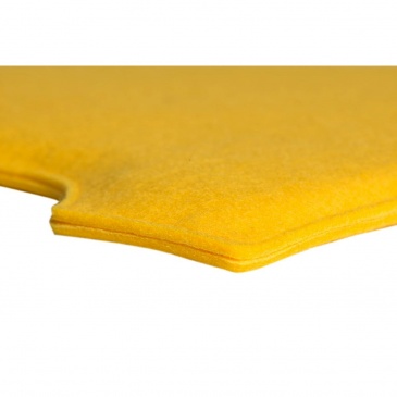 Poduszka na krzesło Royal żółta