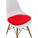 Poduszka na krzesło Side Chair czerwona