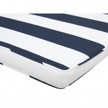 Poduszka na ławkę ogrodową 152 x 54 cm niebiesko-biała VIVARA
