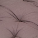 Poduszka na podłogę lub paletę, bawełna, 120x80x10 cm, taupe