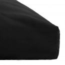 Poduszka na siedzisko ogrodowe, czarna, 120x80x10 cm, tkanina
