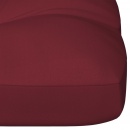 Poduszka na sofę ogrodową, winna czerwień, 120x40x12cm, tkanina