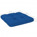 Poduszka na sofę z palet, niebieska, 80x80x12 cm