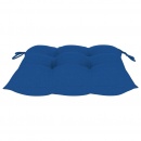 Poduszki na krzesła, 2 szt., niebieskie, 50x50x7 cm, tkanina