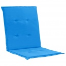 Poduszki na krzesła ogrodowe, 2 szt., niebieskie, 100x50x3 cm
