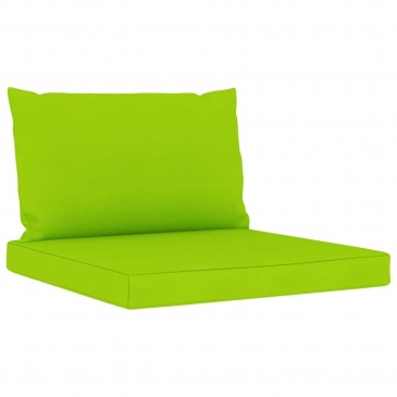 Poduszki na sofę z palet, 2 szt., jasnozielone, tkanina