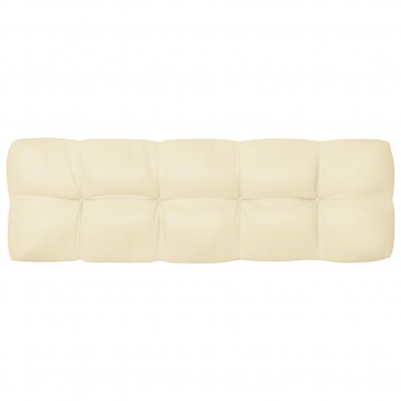 Poduszki na sofę z palet, 3 szt., kremowe