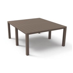 Podwójny stoł ogrodowy julie double : kolor - cappuccino