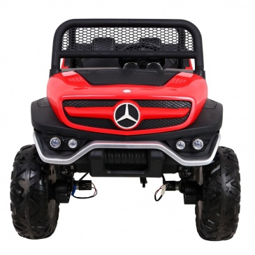 Pojazd Mercedes BENZ UNIMOG Czerwony