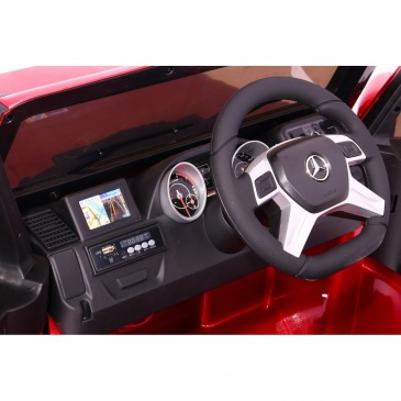 Samochód na akumulator  Mercedes G65 2.4G Lakierowany Czerwony