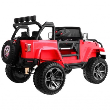 Pojazd Monster Jeep 4x4 Czerwony