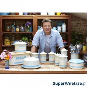 Pojemnik na herbatniki Jamie Oliver kremowo-błękitny