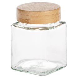 Pojemnik na przyprawy szklany 100 ml 24 szt. + 90 naklejek