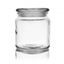 Pojemnik szklany kuchenny, słój, słoik, 0,58 l, retro