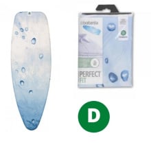 Pokrowiec na deskę do prasowania rozm. D Brabantia Ice Water biało-niebieski