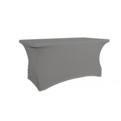 Pokrowiec na stół prostokątny dł. 152,4 cm szary
