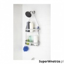 Półka pod prysznic podwójna 9,5x31,8x64,8cm Umbra Flex Shower Caddy biała