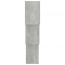 Półki ścienne kostki, kolor betonowy szary, 84,5x15x27 cm