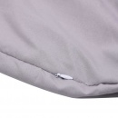 Poszewka na poduszkę ciążową w kształcie J, 54 x 43 cm, szara