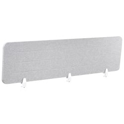 Przegroda biurkowa ZIGGY Jasnoszary