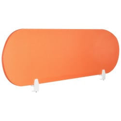 Przegroda na biurko 160 x 40 cm pomarańczowa SPARKY