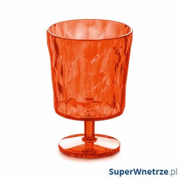 Pucharek deserowy 0,25 L Koziol CRYSTAL 2.0 pomarańczowo-czerwony
