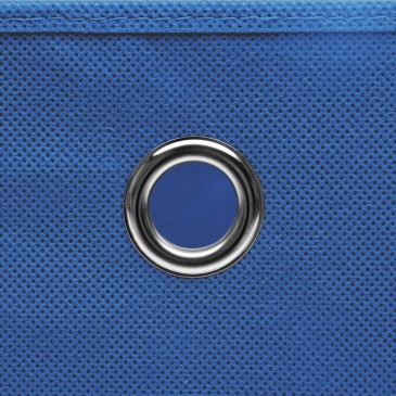 Pudełka z pokrywami, 10 szt., 28x28x28 cm, niebieskie