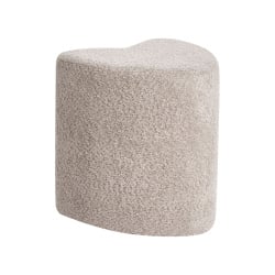 Puf SCOTIA Szenil Jasnobrązowy 40 cm 33 cm 44 cm