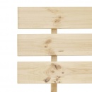 Rama łóżka, lite drewno sosnowe, 120 x 200 cm
