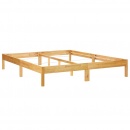 Rama łóżka z litego drewna dębowego, 200 x 200 cm