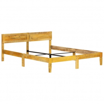 Rama łóżka z litego drewna mango, 180 cm