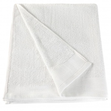 Ręczniki do rąk, 25 szt., bawełna, 350 g/m², 50x100 cm, białe